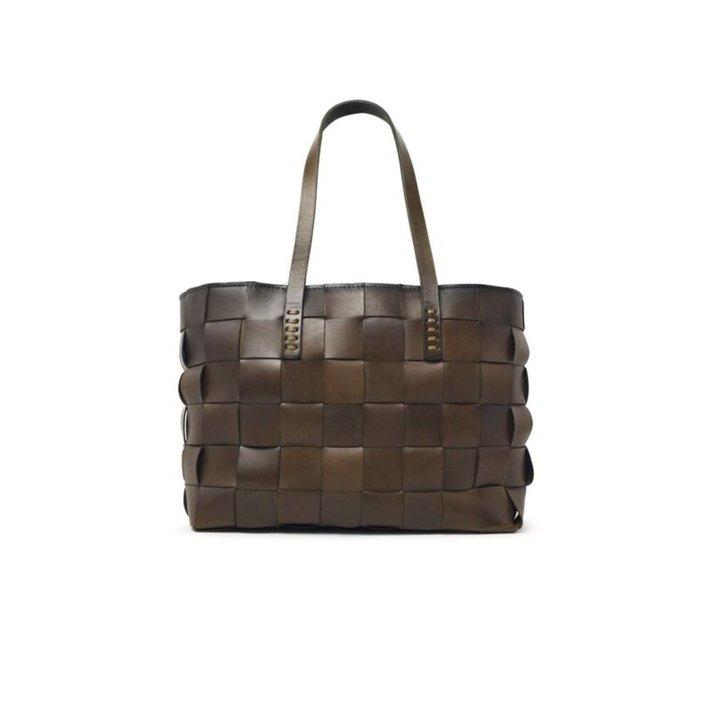 Dragon Diffusion 'Japan Tote' Khaki Leather Bag Women